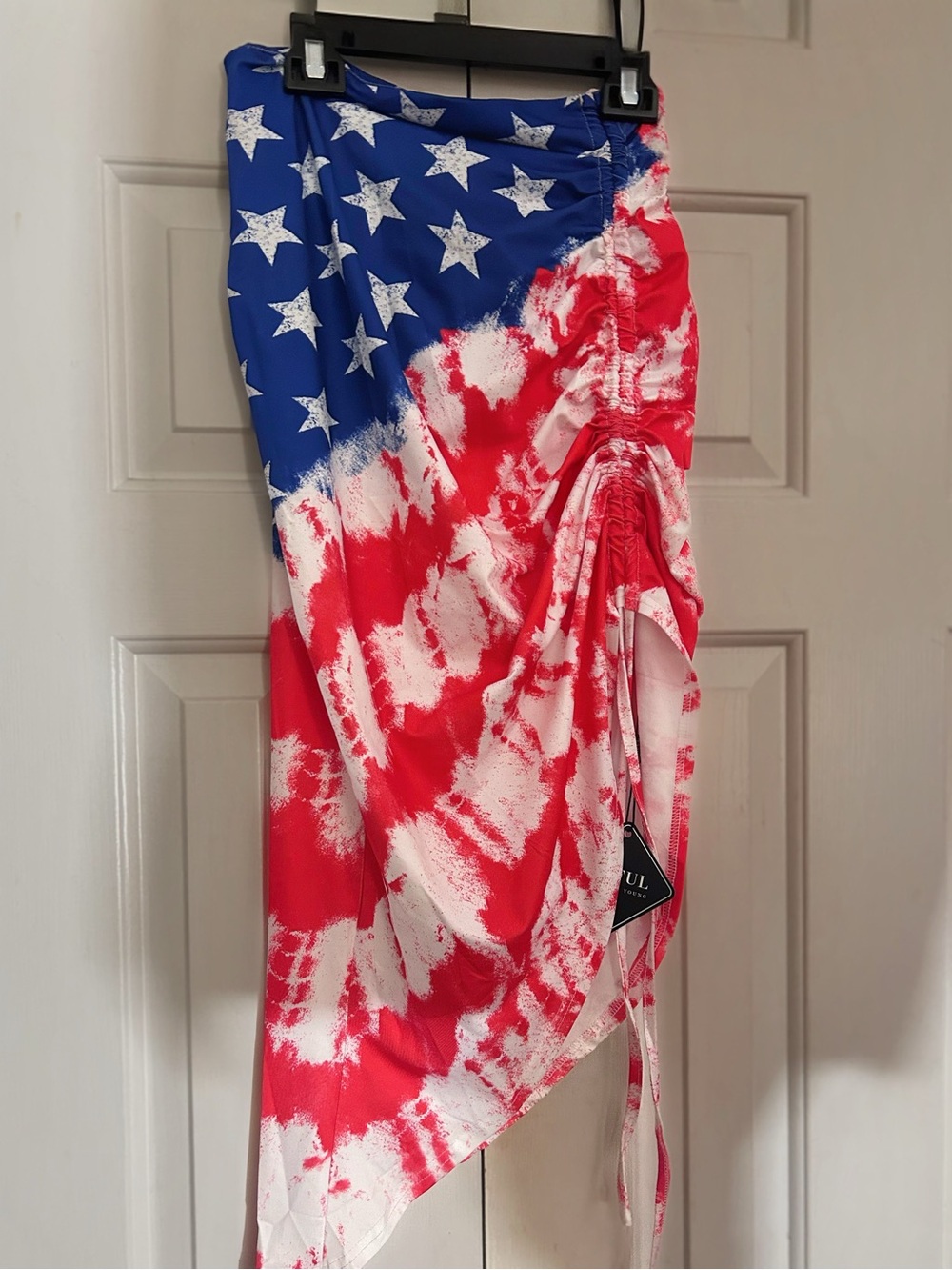 NWT USA American Flag skirt/ top
